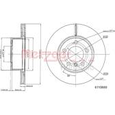 Brake disc set (2) METZGER - 6110689
