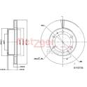Brake disc set (2) METZGER - 6110739