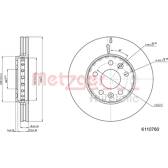 Brake disc (per unit) METZGER - 6110760