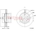 Brake disc (per unit) METZGER - 6110803