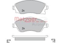 Front brake pad set (4 pcs)