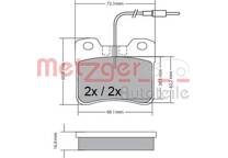 Front brake pad set (4 pcs)