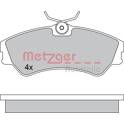 Front brake pad set (4 pcs) METZGER - 1170397