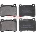 Front brake pad set (4 pcs) METZGER - 1170407