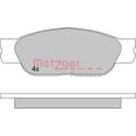 Front brake pad set (4 pcs) METZGER - 1170610