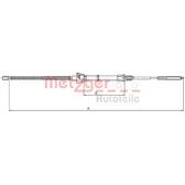 Handbrake cable METZGER - 10.7136