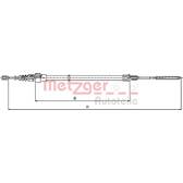 Handbrake cable METZGER - 10.7137