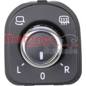 Interruptor, ajuste de espelho exterior METZGER - 0916279