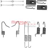 Juego de accesorios, zapatas de freno de estacionamiento METZGER - 105-0898