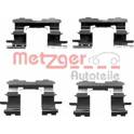 Kit d'accessoires (plaquette de frein) METZGER - 109-1631
