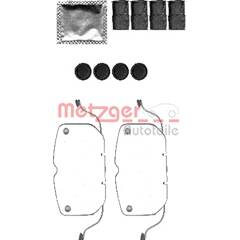 Kit d'accessoires (plaquette de frein) METZGER - 109-1792