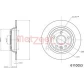Brake disc set (2) METZGER - 6110053