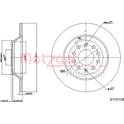 Brake disc set (2) METZGER - 6110136