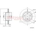 Brake disc set (2) METZGER - 6110215