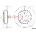 Brake disc set (2) METZGER - 6110259