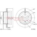 Brake disc set (2) METZGER - 6110294