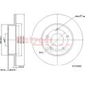 Brake disc set (2) METZGER - 6110300