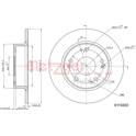 Brake disc set (2) METZGER - 6110302