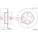 Brake disc set (2) METZGER - 6110308