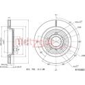 Brake disc set (2) METZGER - 6110362