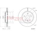 Brake disc set (2) METZGER - 6110371