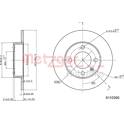 Brake disc set (2) METZGER - 6110390