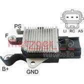 Regulador do alternador METZGER - 2390033