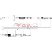 Seilzug, Feststellbremse METZGER - 10.7531