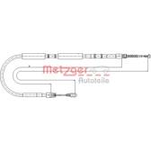 Seilzug, Feststellbremse METZGER - 10.7536