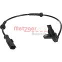 Sensor, rotações da roda METZGER - 0900917