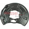 Splash Panel, brake disc METZGER - 6115010