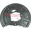 Splash Panel, brake disc METZGER - 6115011