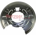 Splash Panel, brake disc METZGER - 6115042