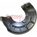 Splash Panel, brake disc METZGER - 6115059