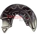 Splash Panel, brake disc METZGER - 6115071