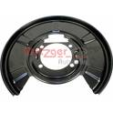 Splash Panel, brake disc METZGER - 6115091