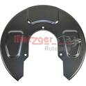 Splash Panel, brake disc METZGER - 6115098
