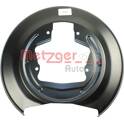 Splash Panel, brake disc METZGER - 6115136