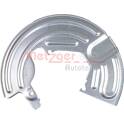 Spritzblech, Bremsscheibe METZGER - 6115256