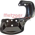 Stänkbleck, bromsskiva METZGER - 6115067