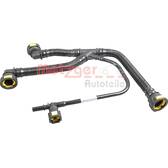 Tubo flexível, respiro da tampa da cabeça do motor METZGER - 2380131