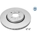 Brake disc set (2) MEYLE - 16-83 521 0004/PD