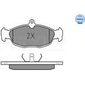 Front brake pad set MEYLE - 025 205 4716