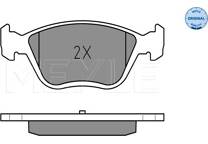 Front brake pad set