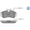 Front brake pad set MEYLE - 025 231 2419/W