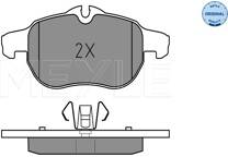 Front brake pad set