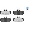 Front brake pad set MEYLE - 025 234 6316/PD