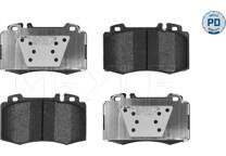 Front brake pad set