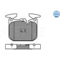 Front brake pad set MEYLE - 025 250 2818