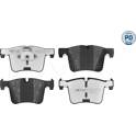 Front brake pad set MEYLE - 025 251 9919/PD